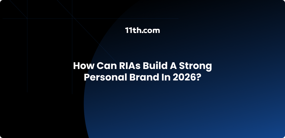How Can RIAs Build a Strong Personal Brand in 2026?