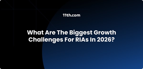 What Are the Biggest Growth Challenges for RIAs in 2026?